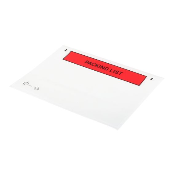 Paklijstenvelop Mattral A5 Packinglist 80% recycle PE 225x165 mm - 1000 stuks